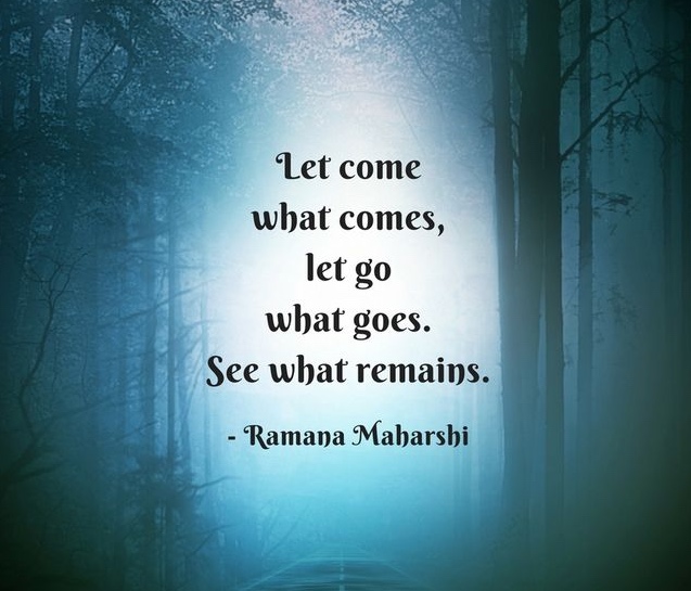 Let go of what you think your life should look like right now and you'll feel more enlightened