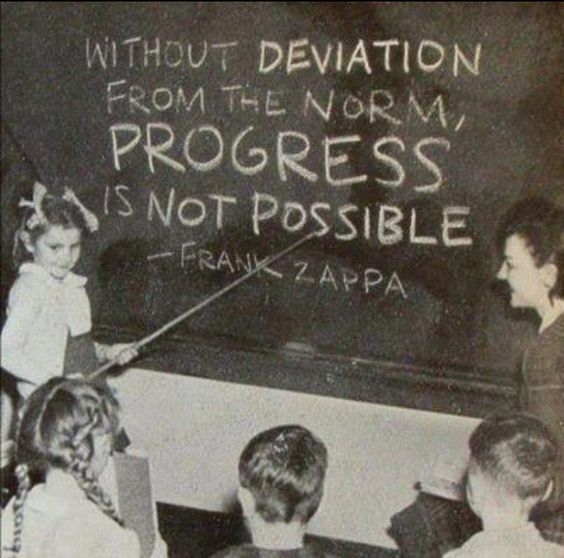 Inner peace is the deviation from the norm in society which is mistruct, anxiety and fear