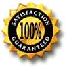100% satisfaction guarantee